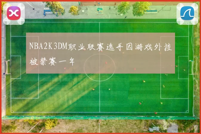 NBA2K3DM职业联赛选手因游戏外挂被禁赛一年
