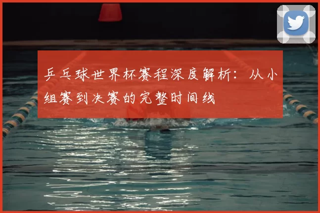 乒乓球世界杯赛程深度解析:从小组赛到决赛的完整时间线