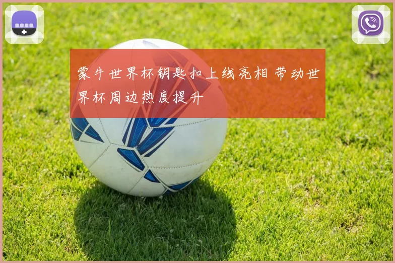 蒙牛世界杯钥匙扣上线亮相 带动世界杯周边热度提升