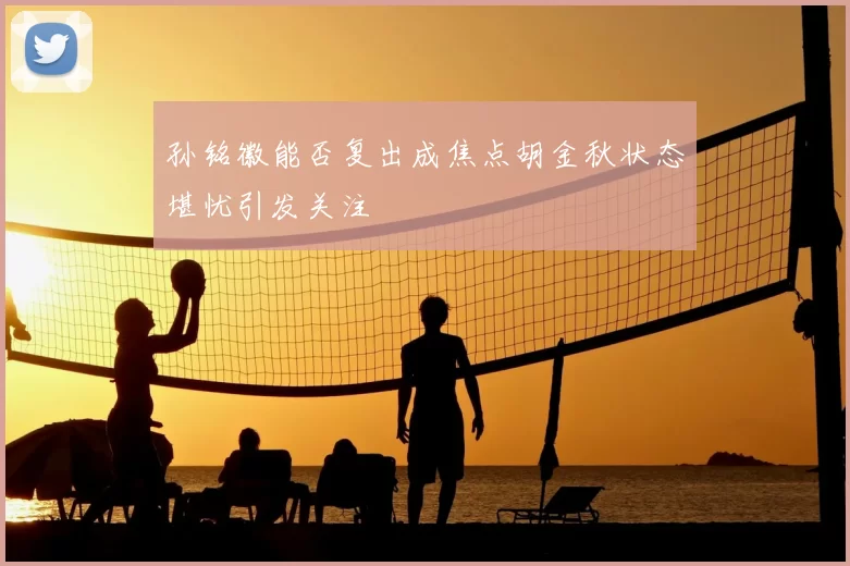 孙铭徽能否复出成焦点胡金秋状态堪忧引发关注